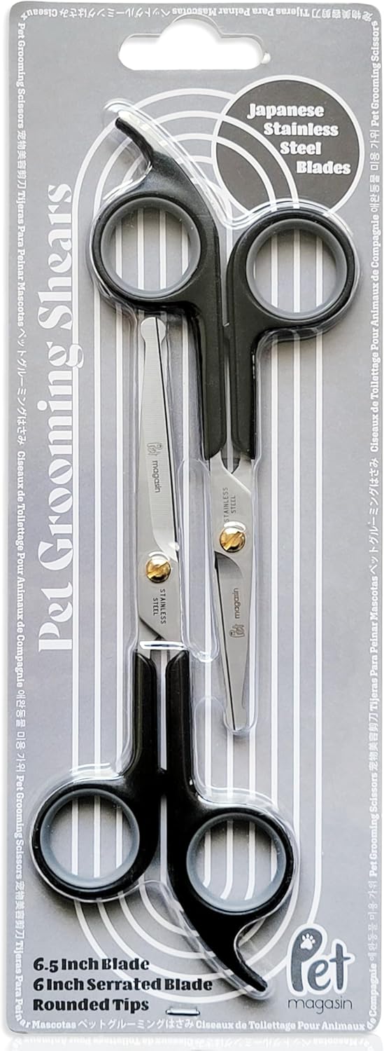 Dog & Cat Grooming Scissors Set Of 2 For Professional and Home Usage