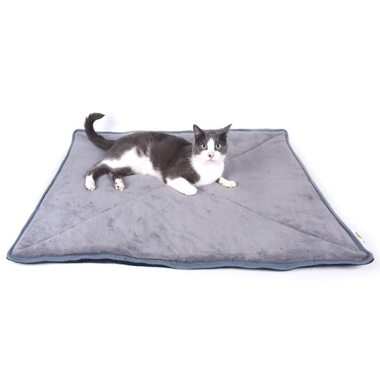 large cat bed thermal mat padded thermal indoor warming and travel