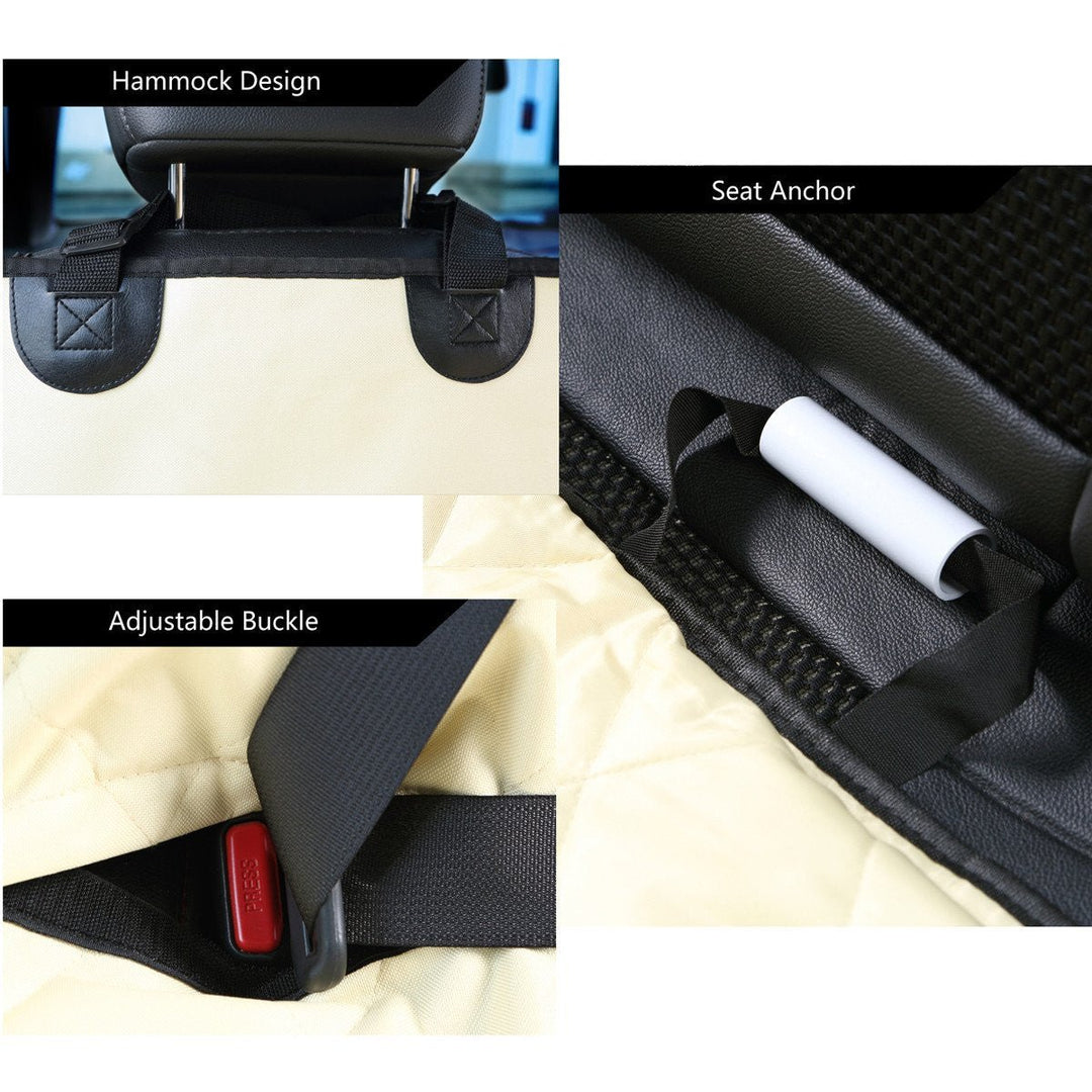 reusable washable dog car seat covers hammock style for travel