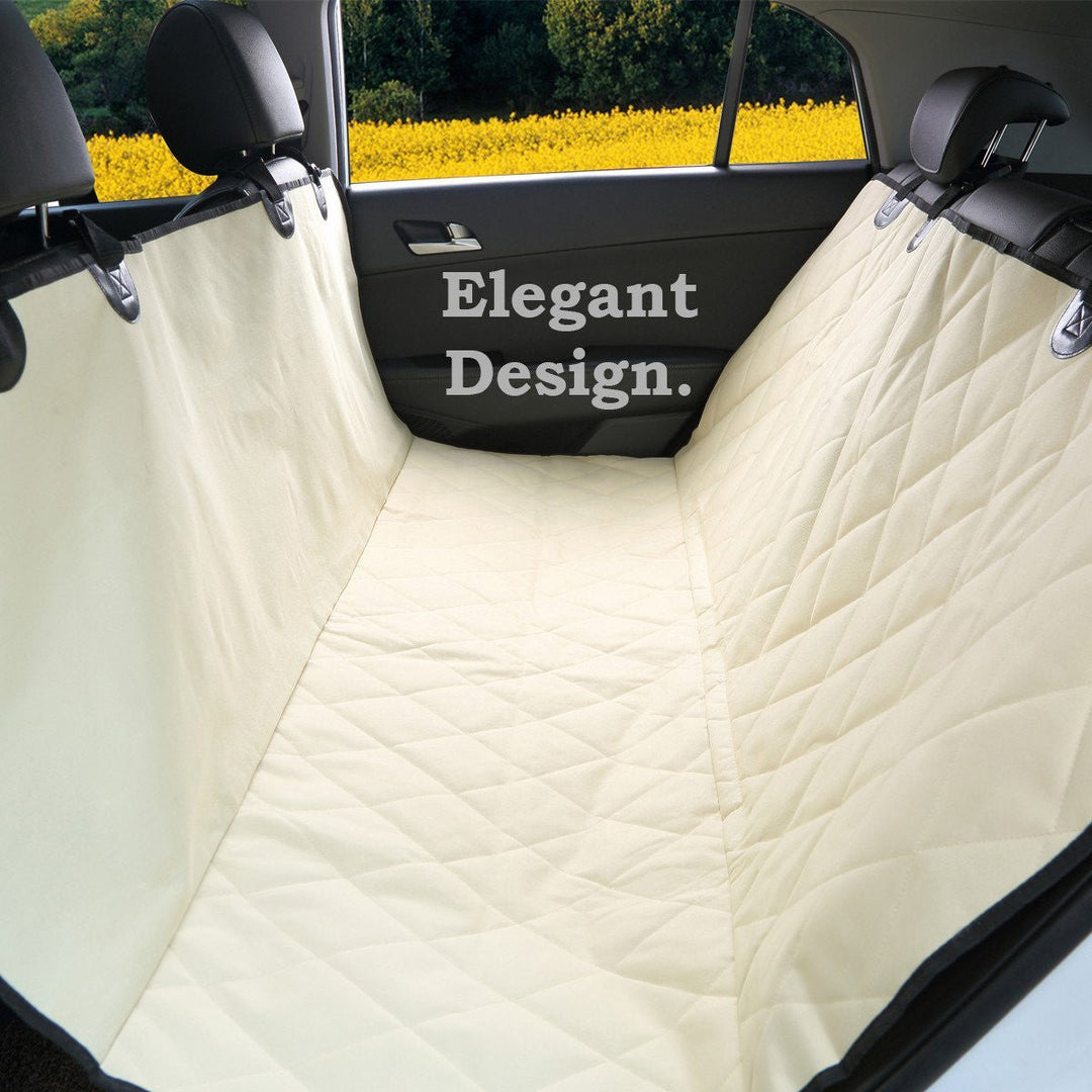 beige car seat covers comfortable durable fabric buckle car universal truck