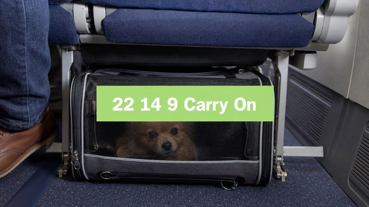 22 14 9 Carry on: A Pet Owner's Guide to Airline Rules