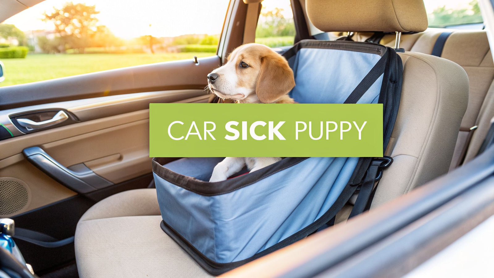Your Guide to Curing a Car Sick Puppy for Good