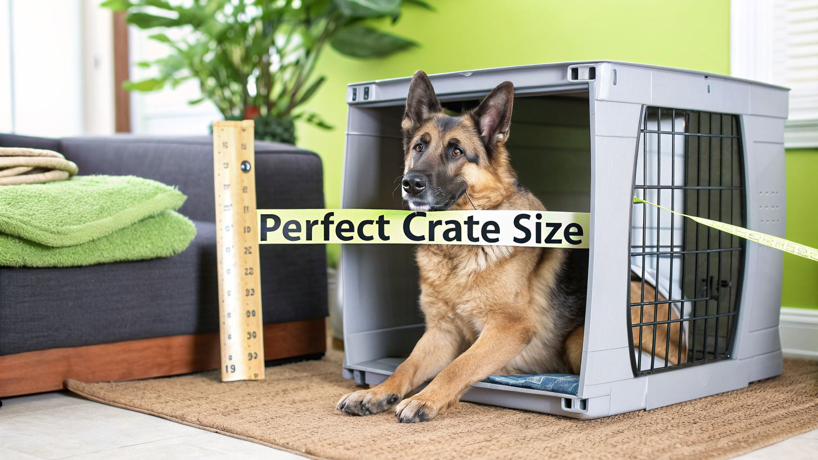 Your Guide to the Perfect German Shepherd Crate Size