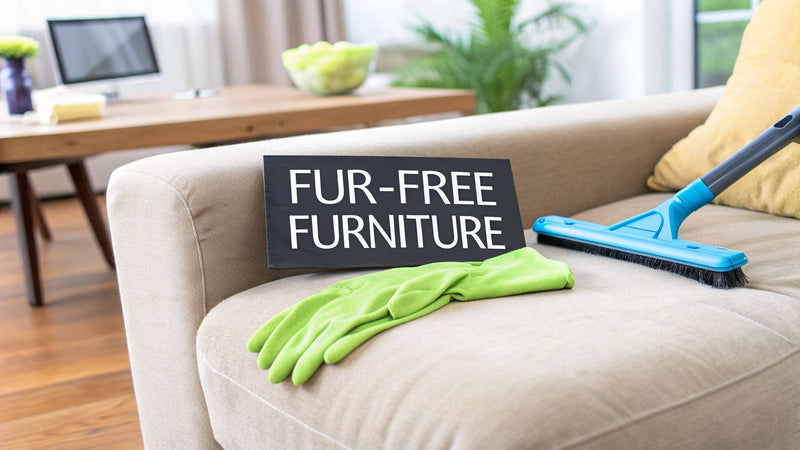 How to Remove Pet Hair from Furniture Like a Pro