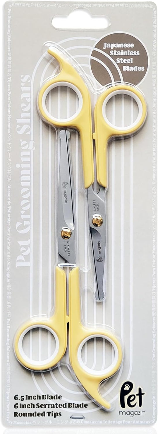 Dog & Cat Grooming Scissors Set Of 2 For Professional and Home Usage