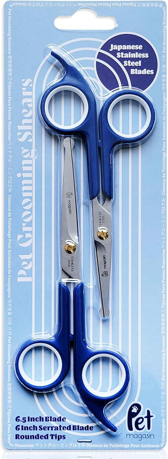 Dog & Cat Grooming Scissors Set Of 2 For Professional and Home Usage