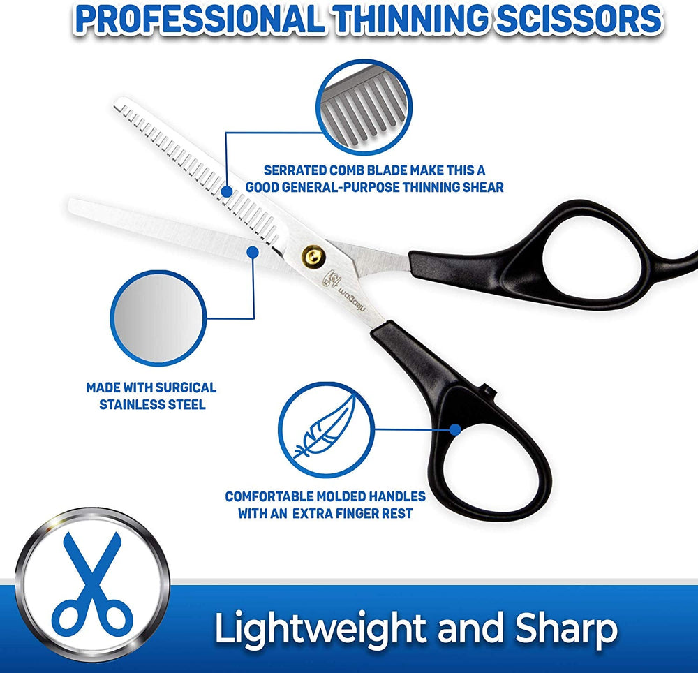 thinning scissors grooming professional home toothed blade dog cat long hair