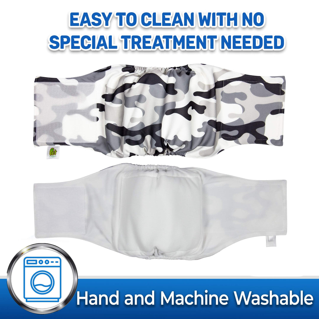 Pet Magasin Washable Belly Wrap for Male Dogs (3-Pack) | Pet Magasin