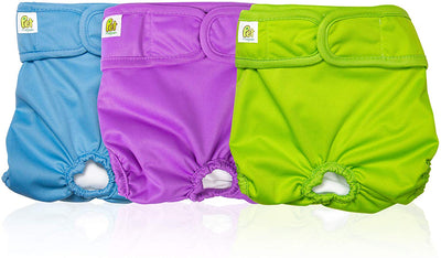 Reusable dog diapers for puppies older dogs and other pets such as cats