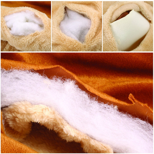 Self warming interior view. Cat cave
